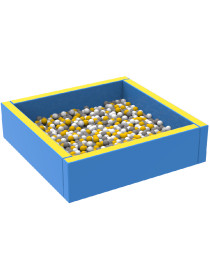 Басейн м'який для дітей квадратний 150х150 см HOP-HOP